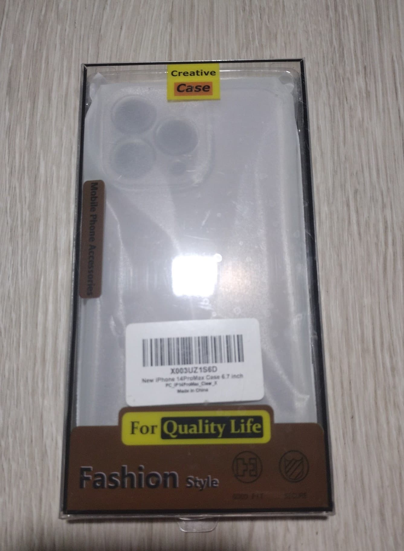 New iPhone 14 Pro Max Case - 6.7 inch - Clear - Thumbnail 3