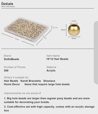 200pcs 10mm Blue acrylic large hole loose beads Jewelry Accessories crafts - Thumbnail 3