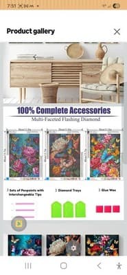 Diamond Art Completed Butterflies - Thumbnail 3