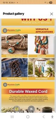 1mm 100 yards spool Elastic Cord Shock Cord Round Stretch Beading String - Thumbnail 4