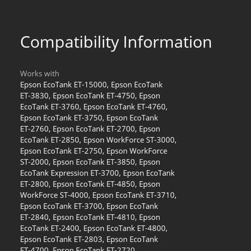 2 Pack ChemU 522 Yellow Ink - High Yield Refill for Epson ET EcoTank Printers - Thumbnail 2