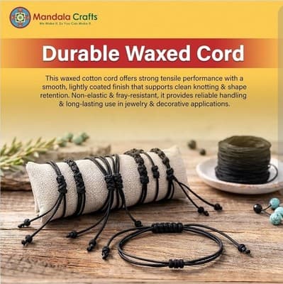 1mm 100 yards spool Elastic Cord Shock Cord Round Stretch Beading String - Thumbnail 7