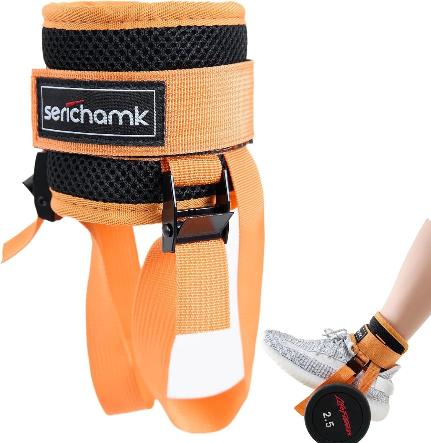 Foot Dumbbell Attachment Strap – Serichamk Tibialis Trainer Leg Exercise - NEW! - Image 1