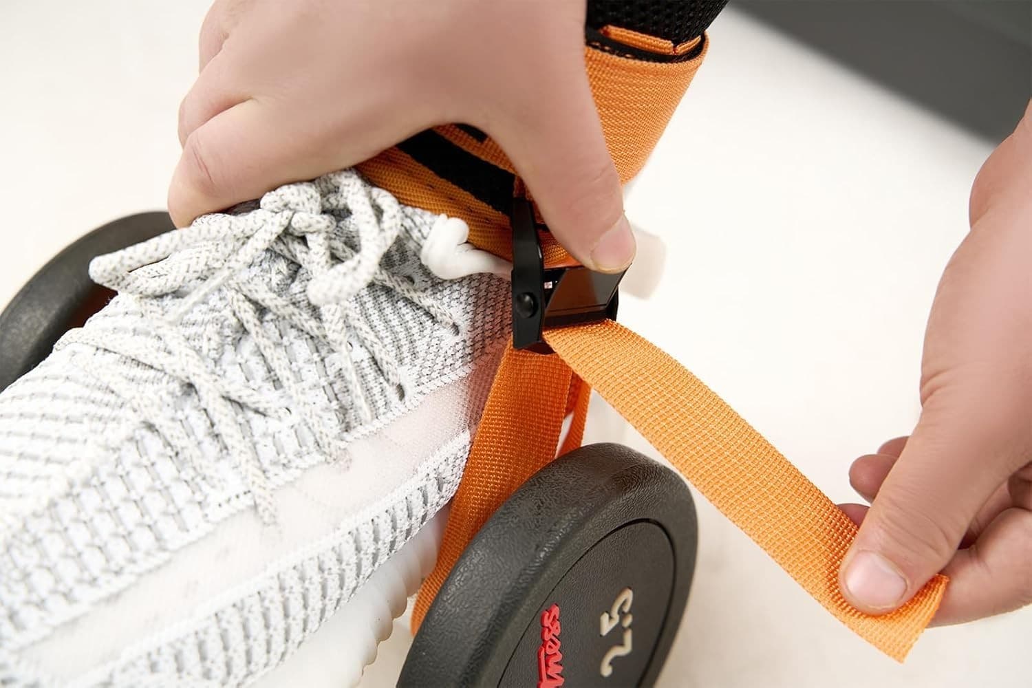 Foot Dumbbell Attachment Strap – Serichamk Tibialis Trainer Leg Exercise - NEW! - Thumbnail 2