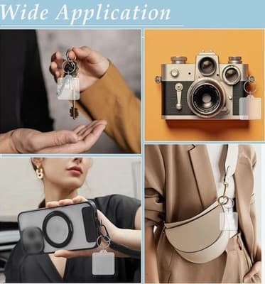 Transparent Blank Acrylic Insert Photo Picture Frame DIY Keychain 12pc 1.5x1.5in - Thumbnail 2