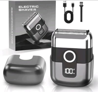 Portable Electric Foil Shaver USB Rechargeable Beard Razor Smooth Finish Fast - Image 1