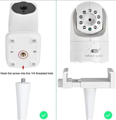 Baby Monitor 16" Twist Mount Flexible Camera Holder Universal 1/4 Screw NEW - Thumbnail 2