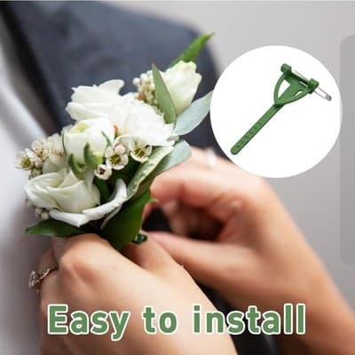 50pcs/Set Prom Flower Corsage Safety Clips Wedding Flowers Pins - Thumbnail 5