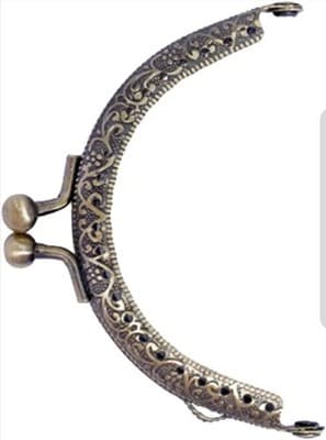 Semicircle Coin Bag Frame Clasp Lock Clip DIY Supplies Purse Bag Making - Image 1