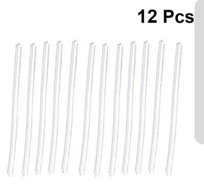 12 Pcs Transparent TPU Guard Invisible Ring Size Reducer Adjuster - Thumbnail 2