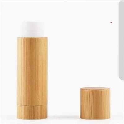 5 Pack 5g Bamboo Lip Balm Tubes Empty DIY Refillable Eco-Friendly Containers - Thumbnail 3