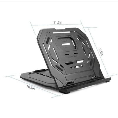 Foldable Laptop Stand | Frunsi 9-Angle Adjustable 12–17" Drawing Monitor Holder - Thumbnail 2