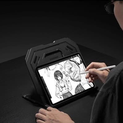 Foldable Laptop Stand | Frunsi 9-Angle Adjustable 12–17" Drawing Monitor Holder - Thumbnail 3