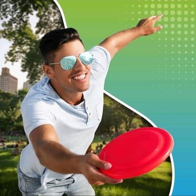 12 Pack Flying Discs 10" Assorted Neon Colors Outdoor Fun Party Game Toy NEW - Thumbnail 2