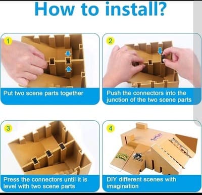 Finger Skateboard Skate Park Kit – 8 Ramps + 3 Boards – DIY Kit – Gift Ready! - Thumbnail 2