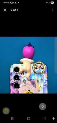 3" Fanmade Sonny Angel Style Grn Apple Doll – Phone Charm – Teen Gift Extra Pads - Thumbnail 2