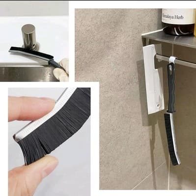 5 PACK Gap Cleaning Brush Multipurpose Crevice Tool Bathroom Kitchen Window NEW - Thumbnail 2