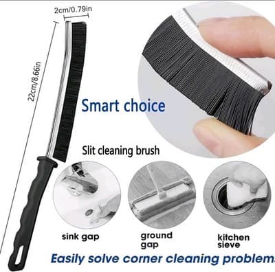 5 PACK Gap Cleaning Brush Multipurpose Crevice Tool Bathroom Kitchen Window NEW - Thumbnail 3