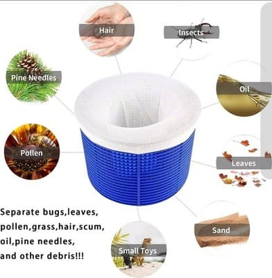120-Pack Pool Skimmer Socks | Ultra Fine Mesh | Fits All Baskets | Fast Ship - Thumbnail 5