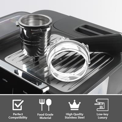 2 PK Portafilter Funnel for Ninja Espresso Machine – Anti-Splash – Easy Clean - Thumbnail 3