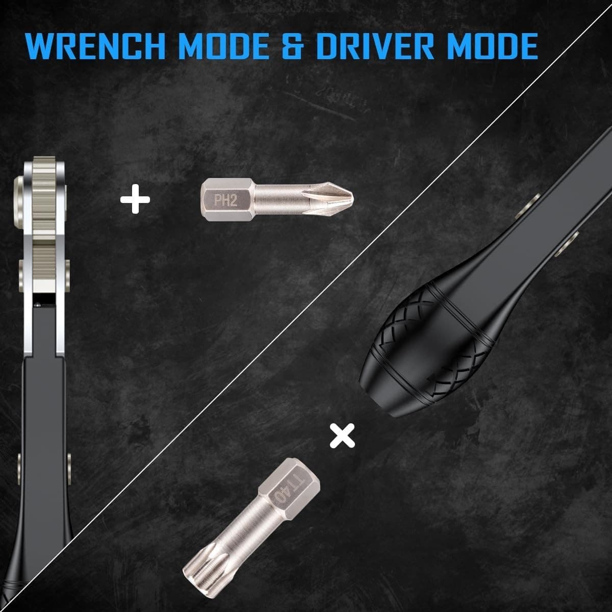 25in1 S2 Steel Mini Ratchet Wrench Screwdriver Bit Set with 1/4" Hex Drive Ph... - Thumbnail 7