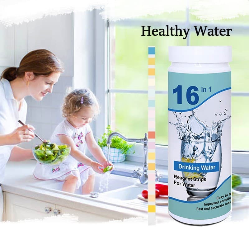 16-in-1 Water Testing Strips – Tap & Well Water – 100 Tests – Lead, Iron, pH - Thumbnail 9