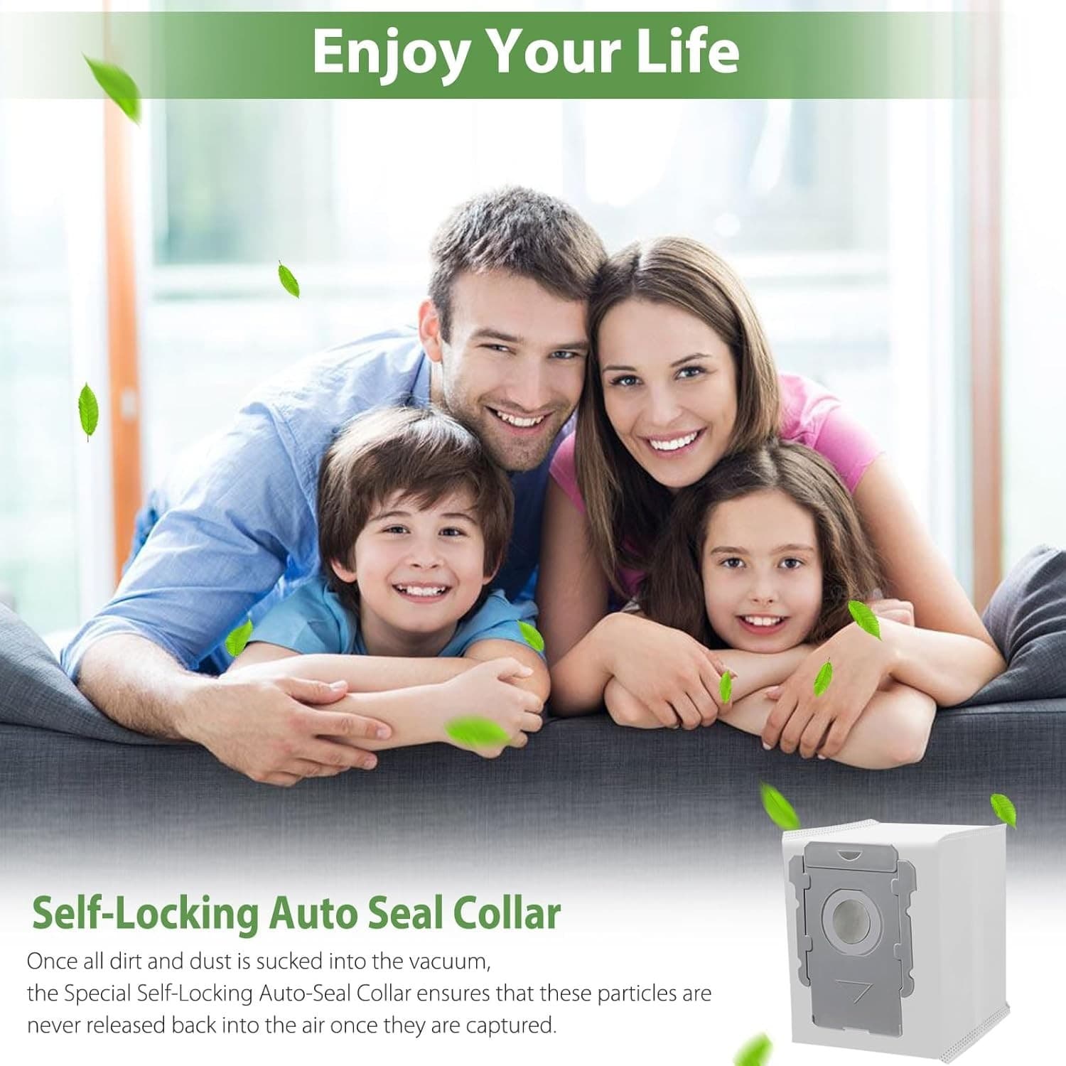 18-Pack Vacuum Bags for Roomba i7 i8 i3 i6 s9+ – Automatic Dirt Disposal! - Thumbnail 4