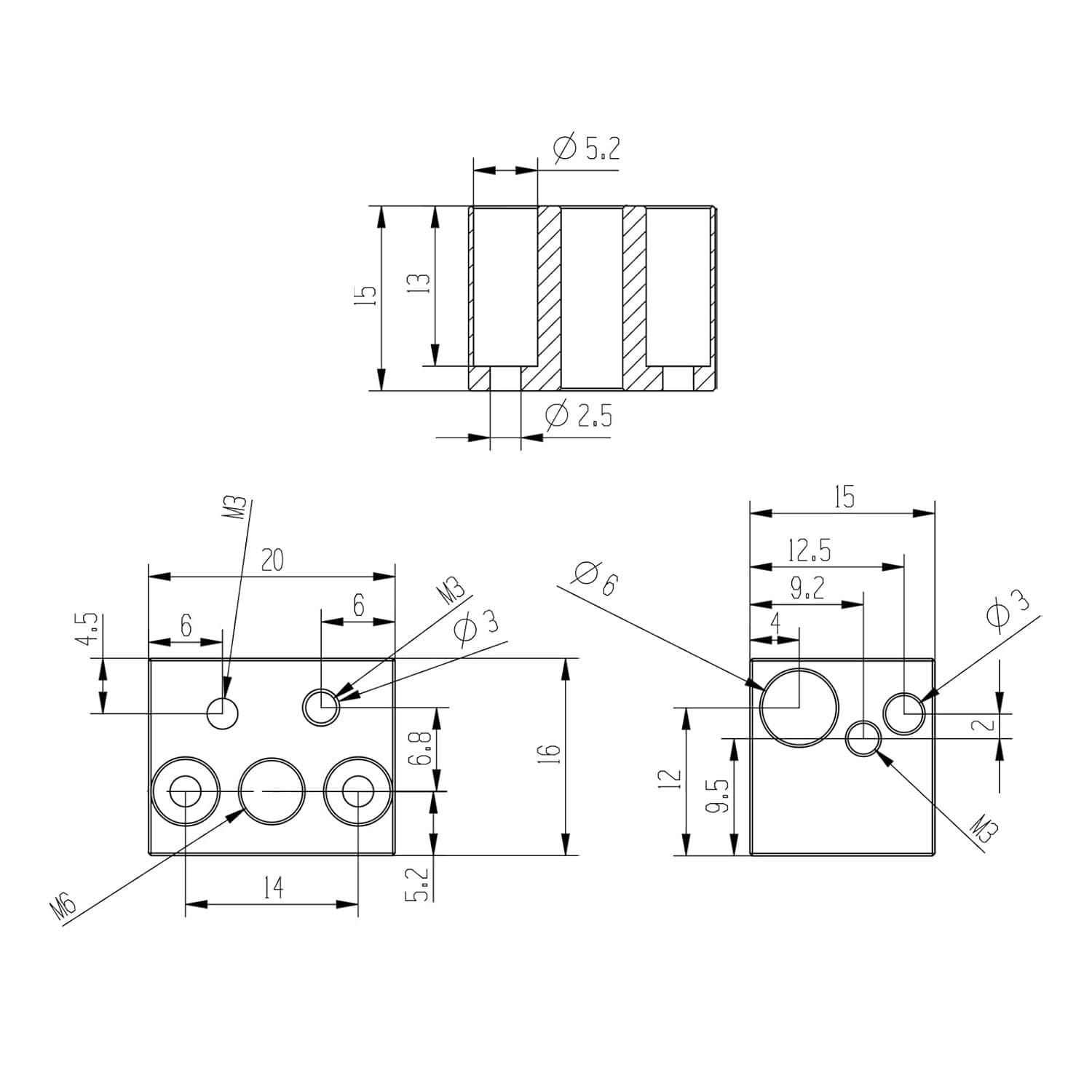 Elegoo Neptune 4 Pro Heating Block Set – 10pcs Extruder Hotend Accessories - Thumbnail 4