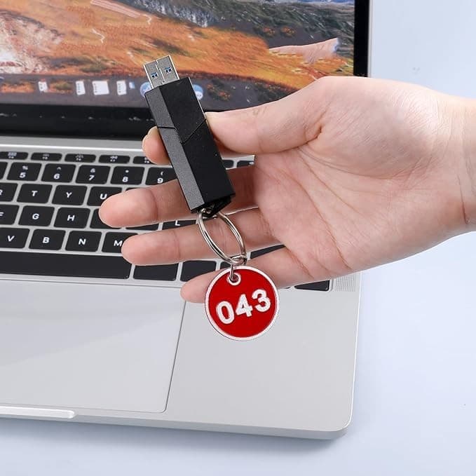 50 Red Round Key Tags – Numbered 151–200 – Durable Metal ID Tags – Buy Now! - Thumbnail 16