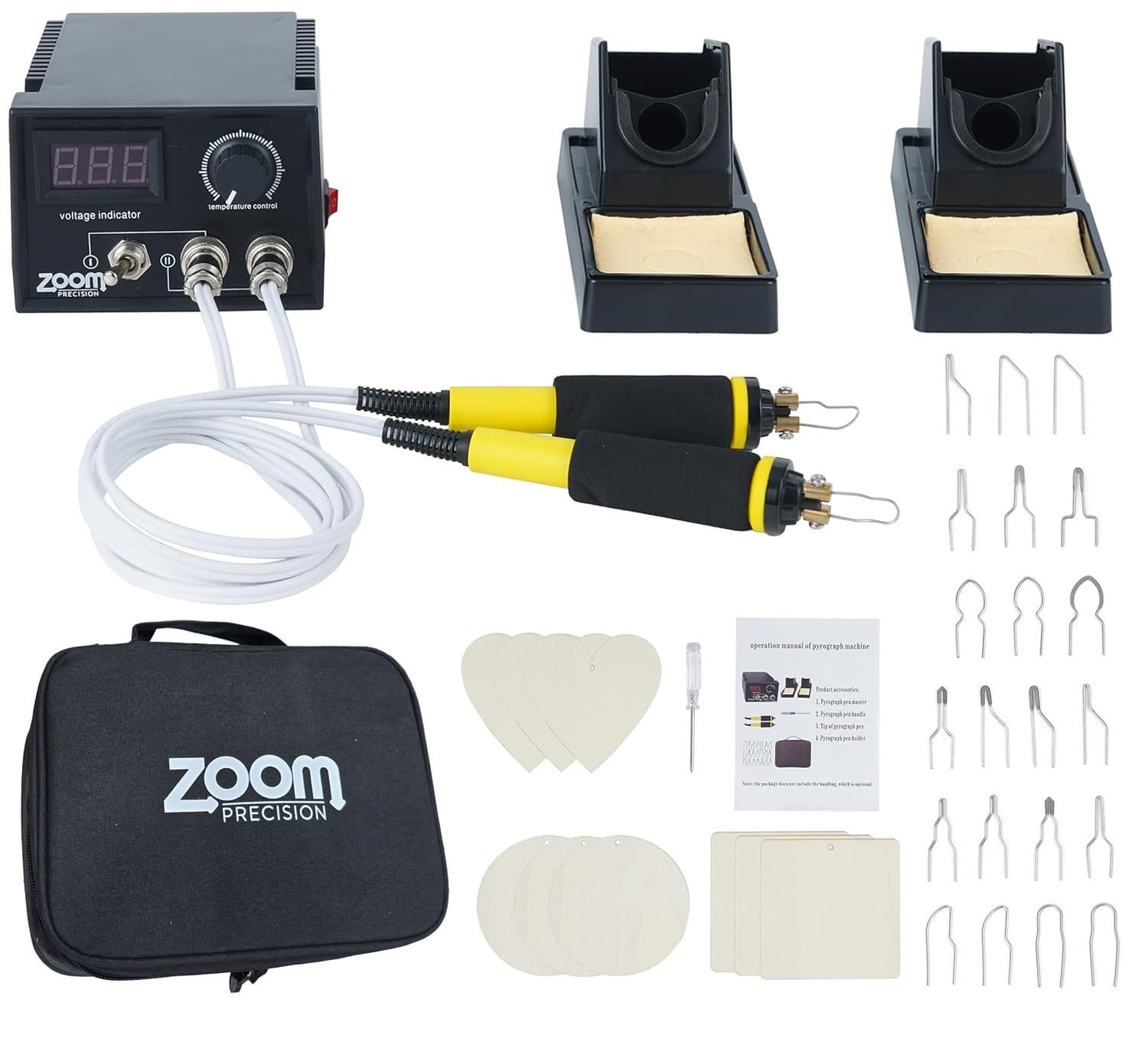 Complete Wood Burning Kit for Adults – Portable Case, Tips Included, New in Box