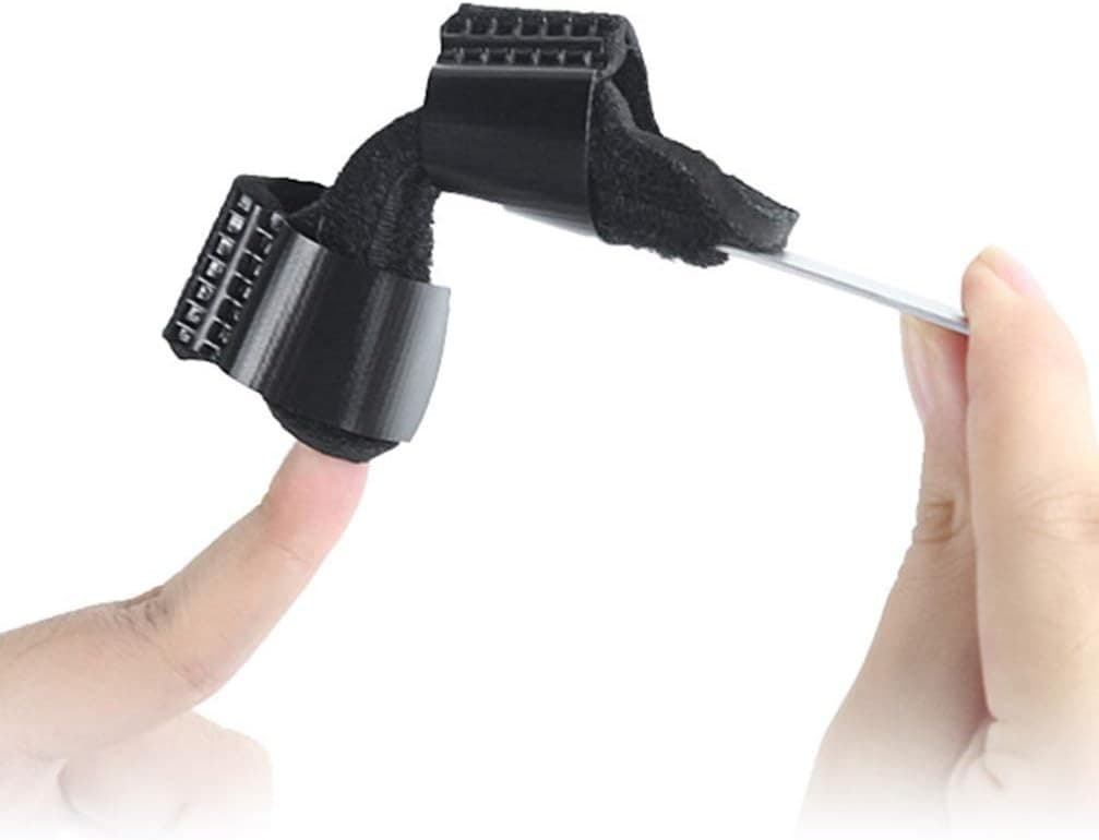 3 Finger Braces | Immobilizer for Broken Fingers | Breathable, Adjustable - Thumbnail 2