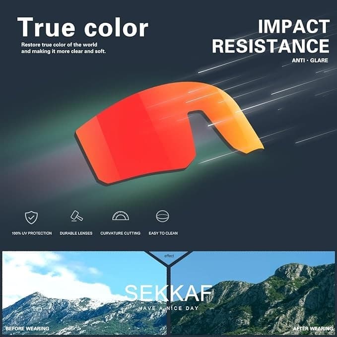 2 pack - Youth Baseball Sunglasses UV400 | Kids Sports Glasses NEW Fast Ship - Thumbnail 5