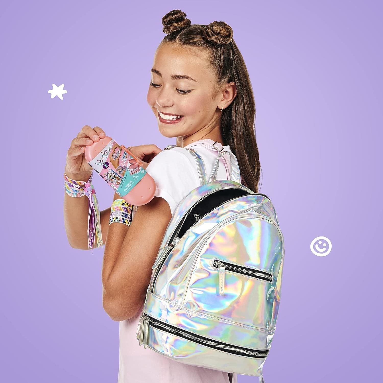 Blingles Bands DIY Gem Friendship Bracelet Kit Starter Pod Makes 5 Bracelets - Thumbnail 7