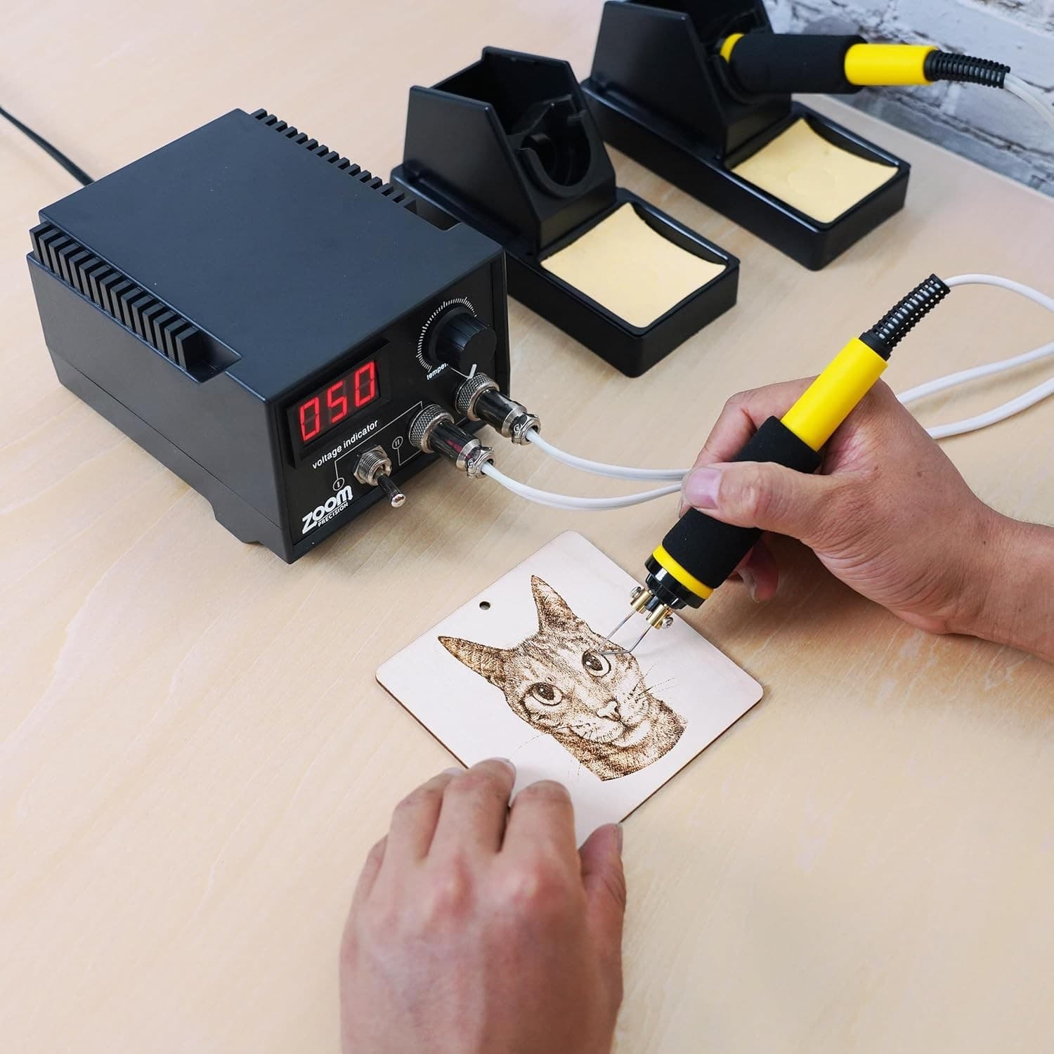 Complete Wood Burning Kit for Adults – Portable Case, Tips Included, New in Box - Thumbnail 3