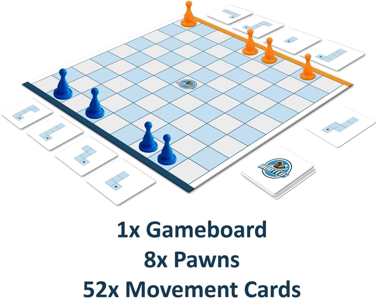 Booted Board Game Fun Easy Strategy Family Game Ages 4+ Xmas Gift - Thumbnail 2