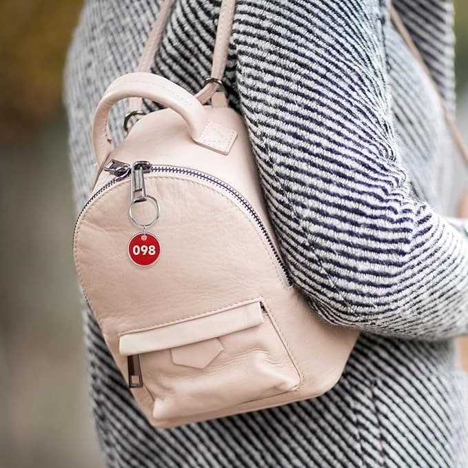 50 Red Round Key Tags – Numbered 151–200 – Durable Metal ID Tags – Buy Now! - Thumbnail 18