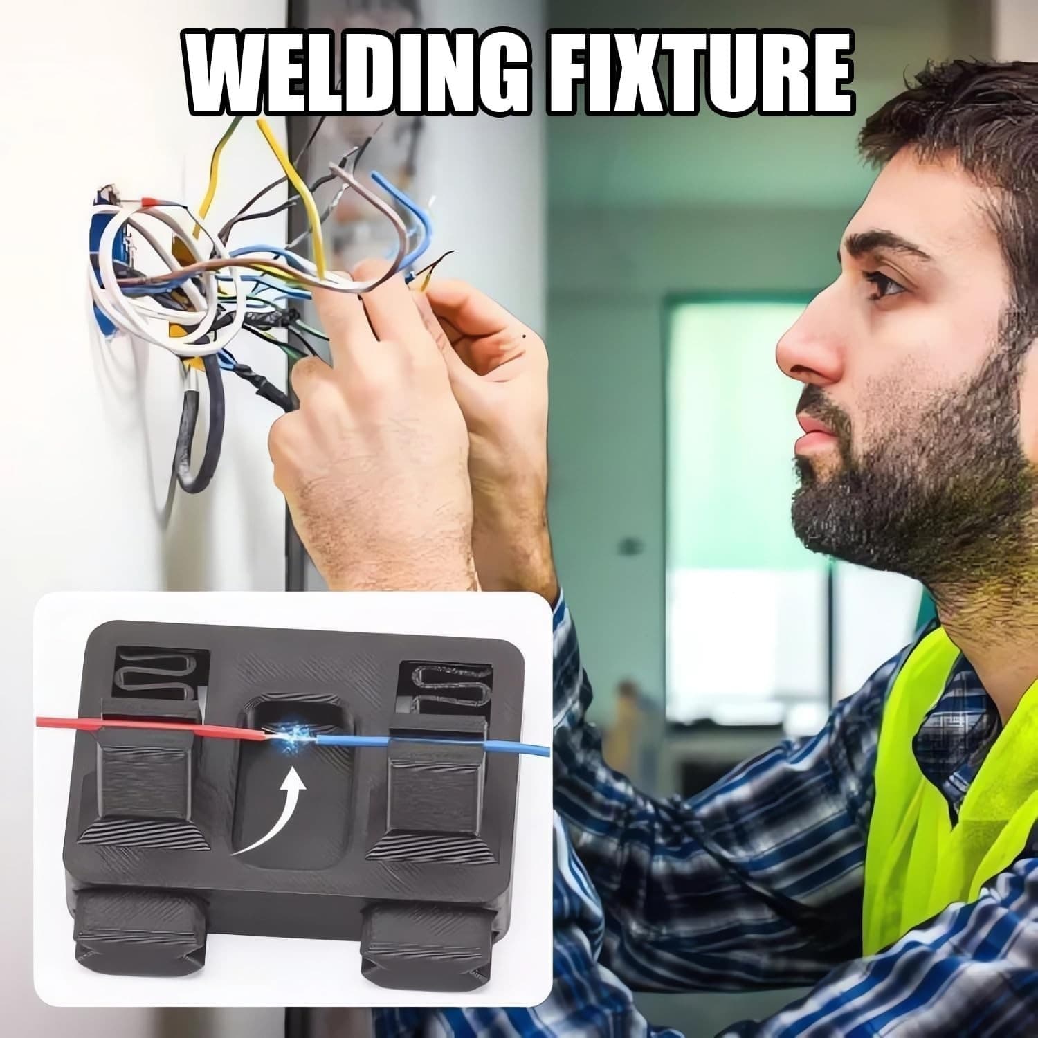 2 Pk Wire Holder Welding Tool – Adjustable Clamp – DIY & Pro Use – MIG TIG Spot - Thumbnail 6