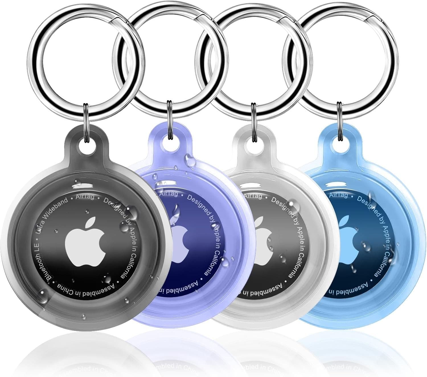 4 Smart Tag Holders: Soft, Waterproof, and Shockproof for Pets Keys Valuables - Thumbnail 3