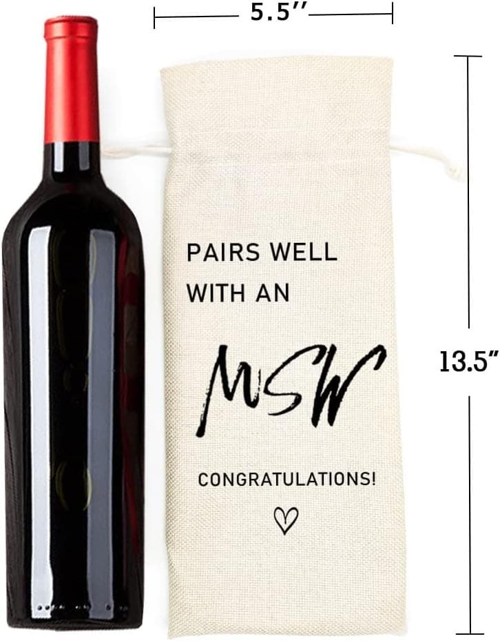 Becoming Grandparents Wine Bag – Funny Baby Shower Gift Idea - Thumbnail 2