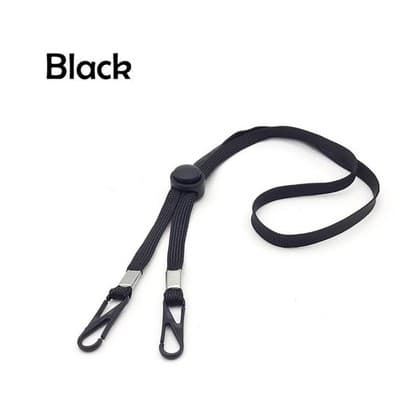 Black Mask Lanyards – 3PK Adjustable Strap for Adults & Kids – Ear Saver – NEW! - Thumbnail 4