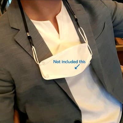 Black Mask Lanyards – 3PK Adjustable Strap for Adults & Kids – Ear Saver – NEW! - Thumbnail 9