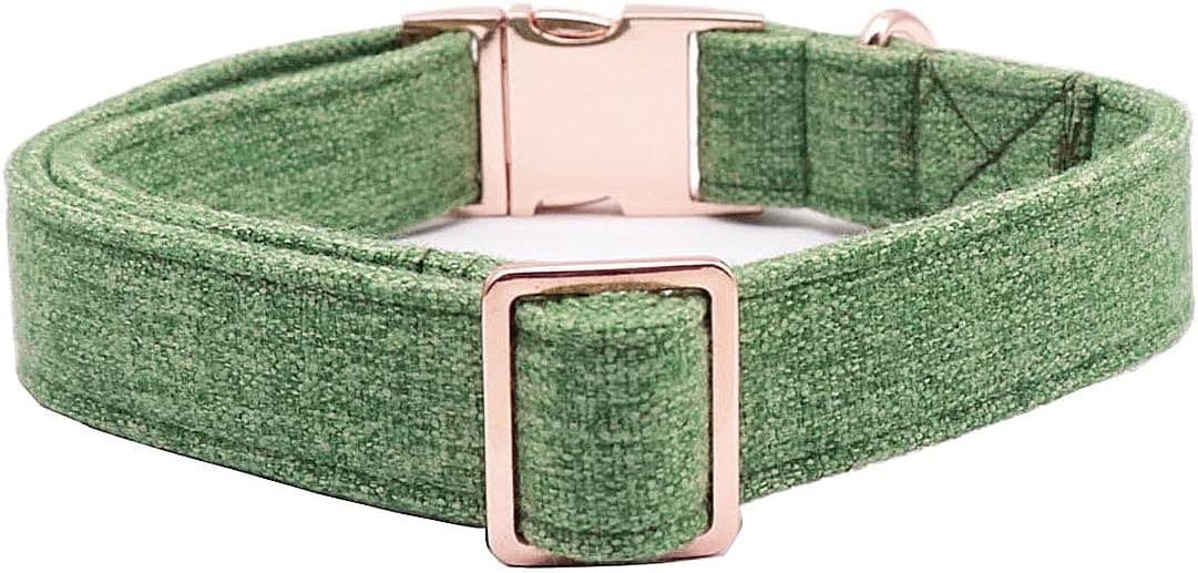 DOGWONG Cotton Dog Collar | Durable, Adjustable, Eco-Friendly | NEW Fast Ship!