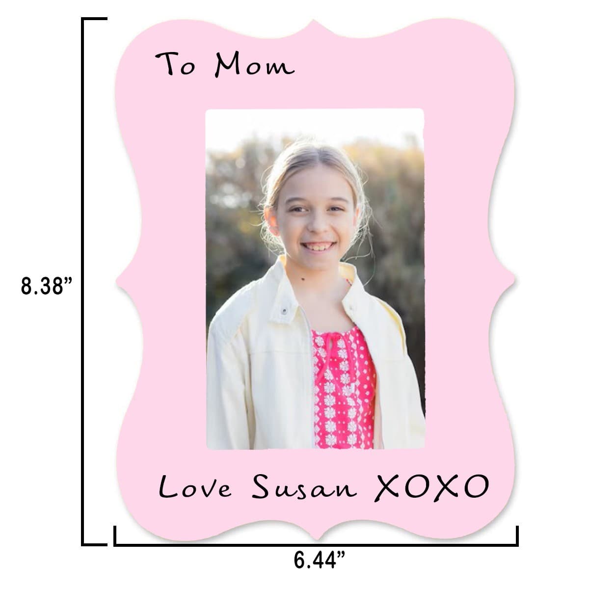 DIY Wood Photo Frame – Rustic Bracket Border – Paint & Decorate – Easel Back - Thumbnail 3