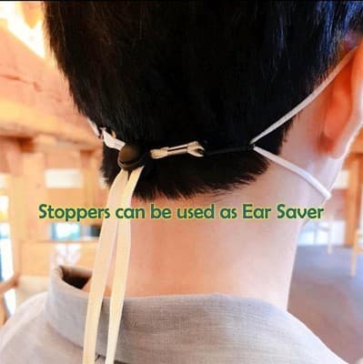 Black Mask Lanyards – 3PK Adjustable Strap for Adults & Kids – Ear Saver – NEW! - Thumbnail 8