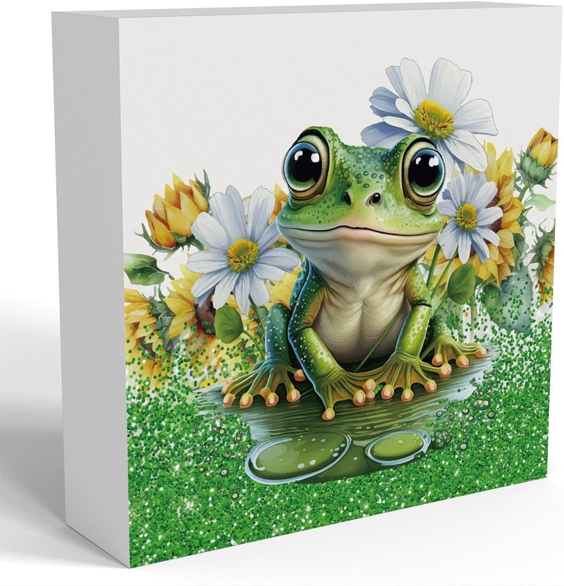 Flog Rustic Wood Desk Sign 5x5 | Desk Decor | Gift Idea | NEW!