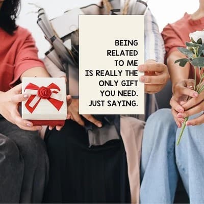 Humorous Funny Family Birthday Card - 8"x5.3" with Gold Seal - Thumbnail 6