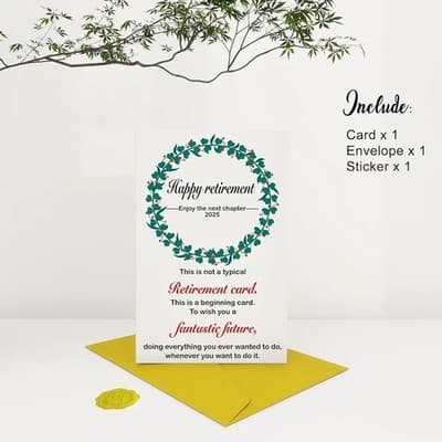 Humor Whiskey Birthday Card - Large 8.5"x5.5" with Gold Seal - Thumbnail 7