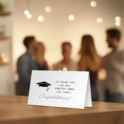Funny Graduation Card Smarter Than You Look With Envelope and Sticker - Thumbnail 6