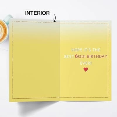 Funny 60th Birthday Card Gifts for Women Or Men - Thumbnail 2