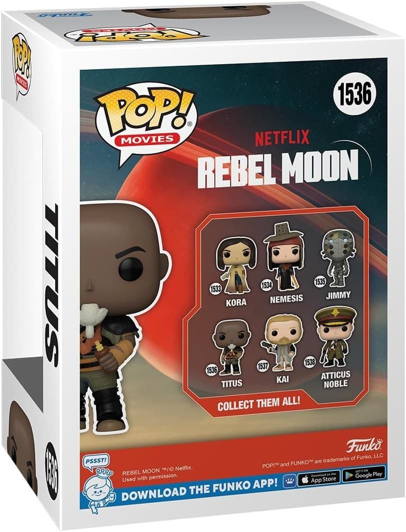 Funko Pop Titus #1536 Rebel Moon Figure – Must-Have TV Collectible - Thumbnail 2